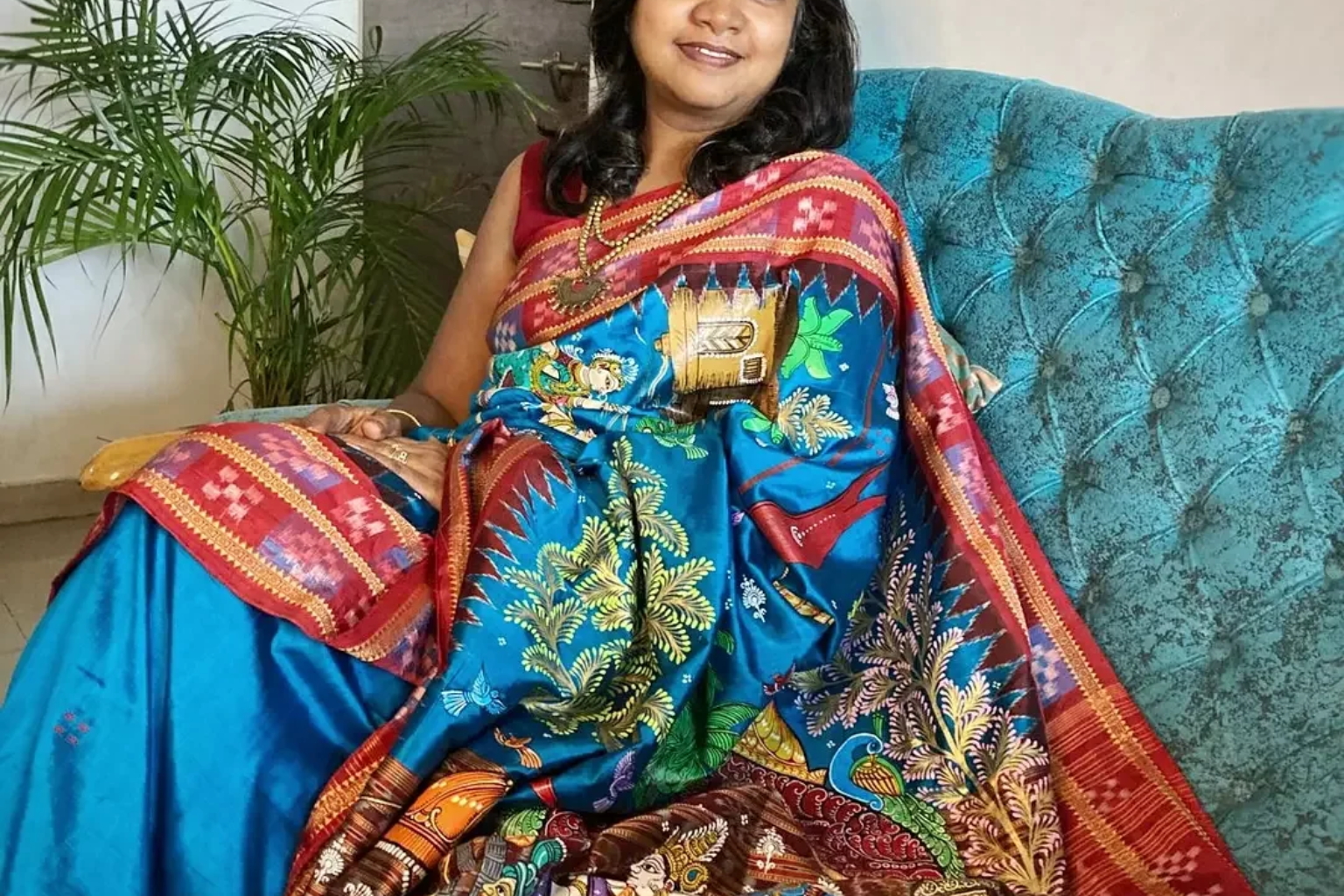 folk art sarees