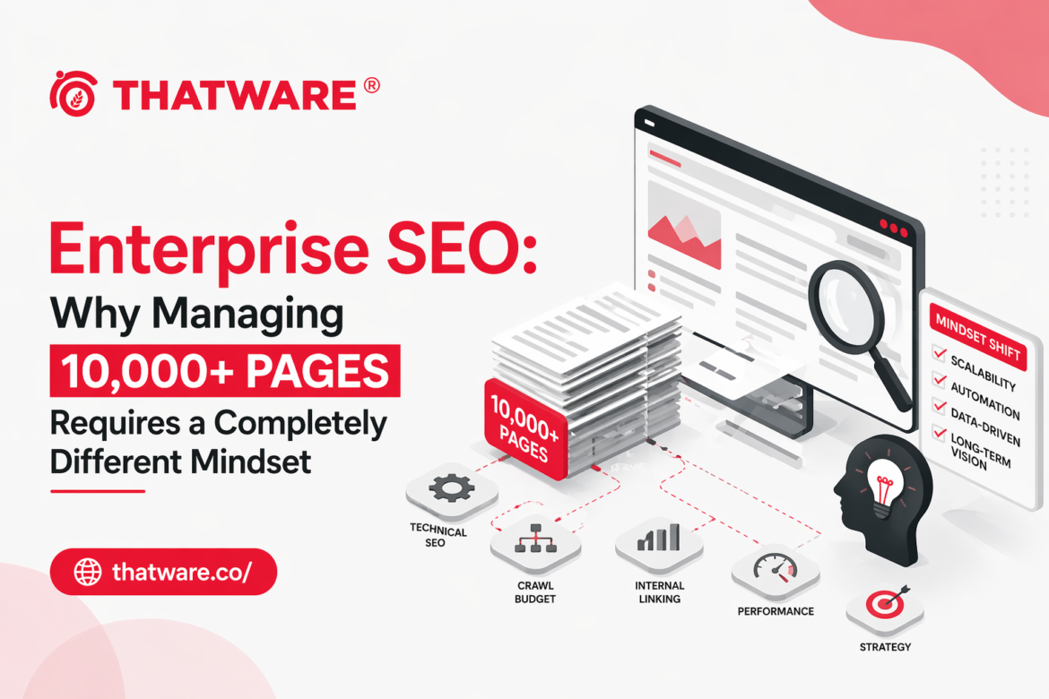 Enterprise SEO: Why Managing 10,000+ Pages Requires a Completely Different Mindset